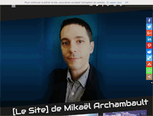 Tablet Screenshot of mikael-archambault.fr